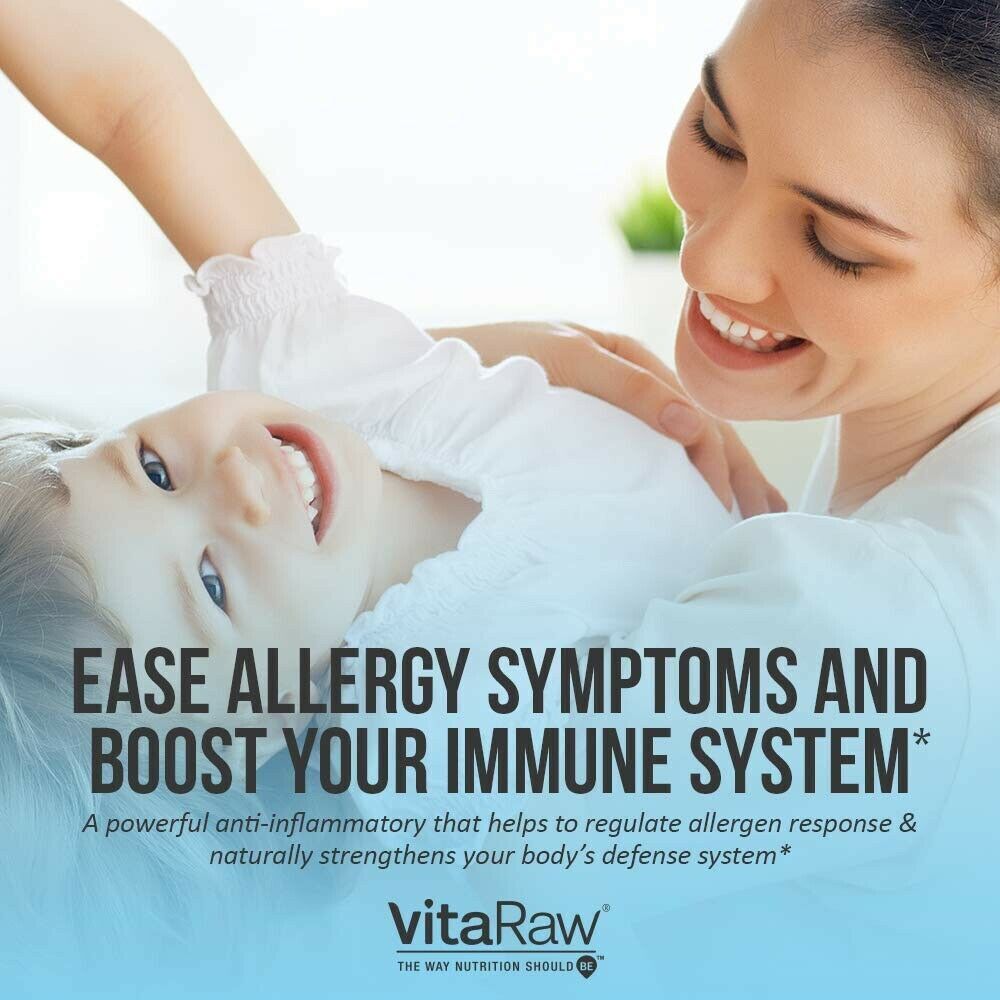 VitaRaw Quercetin Zinc Bromelain POWERFUL IMMUNE SUPPORT 120 Caps - FREE EXPRESS