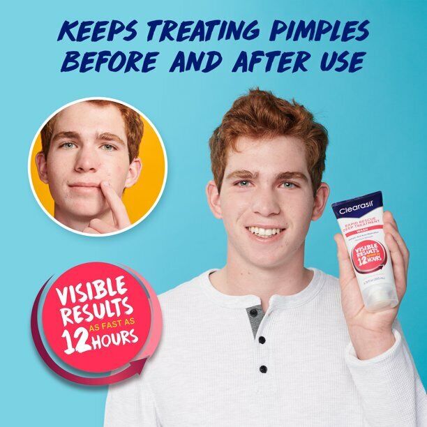 Clearasil Rapid Rescue Deep Treatment - Salicylic Acid 2% Acne Face Wash 200mL