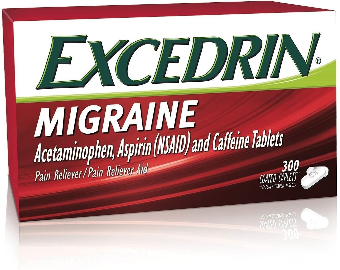 Excedrin Migraine 300 Tablets Headache Pain Reliever AU STOCK! FREE EXPRESS POST