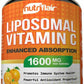 NUTRIFLAIR LIPOSOMAL VITAMIN C 1600mg 180 Caps DOUBLE STRENGTH POWERFUL IMMUNITY