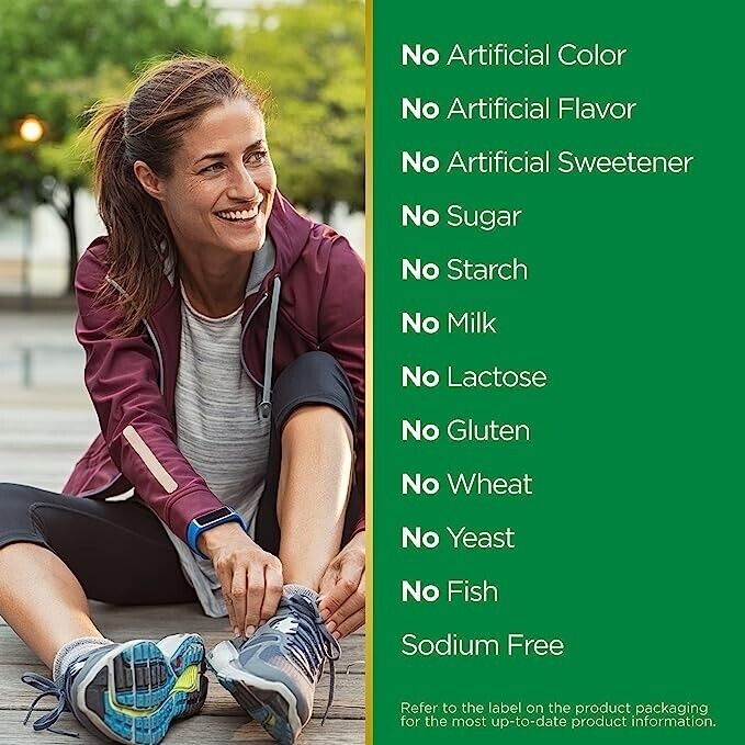 NATURE'S BOUNTY CoQ10 100mg + L-Carnitine 20mg Support Heart Health 60 Soft Gels