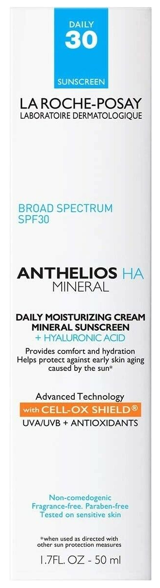 La Roche Posay Anthelios HA Mineral Daily Moisturizer Sunscreen SPF30 50mL - NEW
