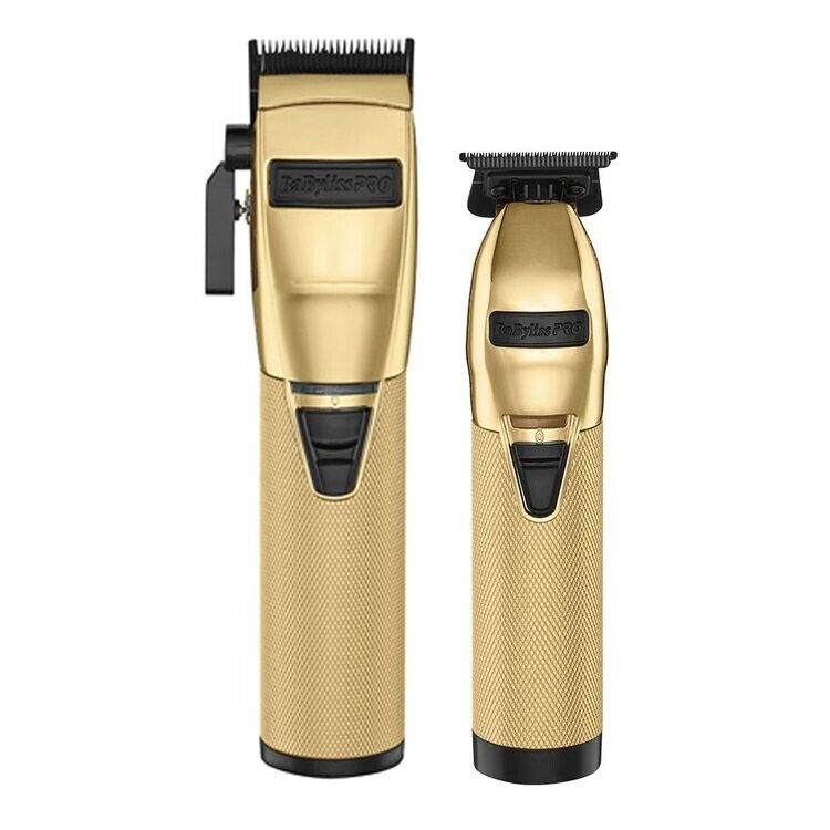 BabylissPRO Limited Edition GOLD FX Collection - Lithium Clipper & Trimmer Set