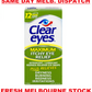 Clear Eyes Lubricant Maximum Strength Itchy Redness Dryness Eye Drops 15mL NEW