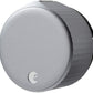 August Wi-Fi Smart Lock Keypad Bundle 4th Gen Keyless Door Built-In WIFI SILVER