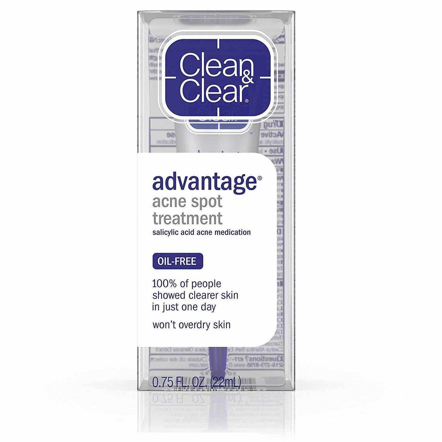 Clean & Clear Advanced Advantage Acne Spot 2% Salicylic Acid Treatment 22g 22mL