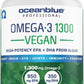 OCEANBLUE VEGAN Plant Based Omega-3 1300 mg ALGAE DHA/EPA - 60 Soft Gels Orange