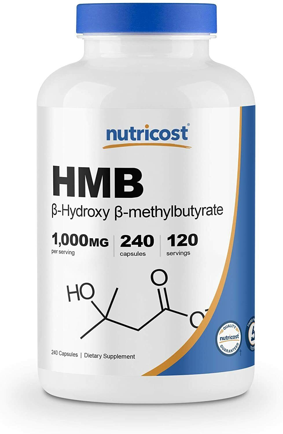 Nutricost HMB 1000mg 120 or 240 Caps MEGA VALUE Pack PREMIUM Quality MELB STOCK