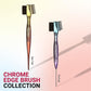 RED by Kiss HH04 Chrome Edge Brush Double Sided 3in1 Rat Tail Hairdressing Comb