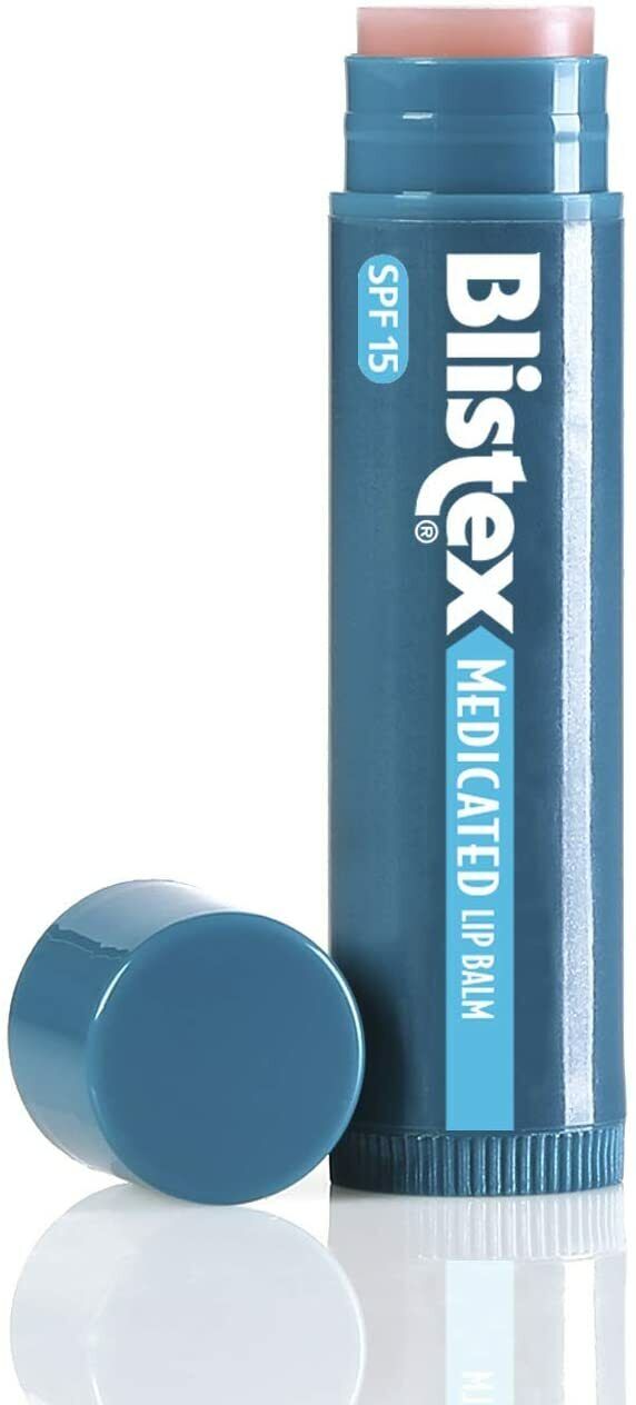 Blistex Medicated Lip Balm Protectant Sunscreen SPF 15 3x Chap Stick Value Pack
