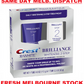 CREST 3D WHITE BRILLIANCE DAILY CLEANSING TOOTHPASTE & WHITENING GEL 2 STEP KIT
