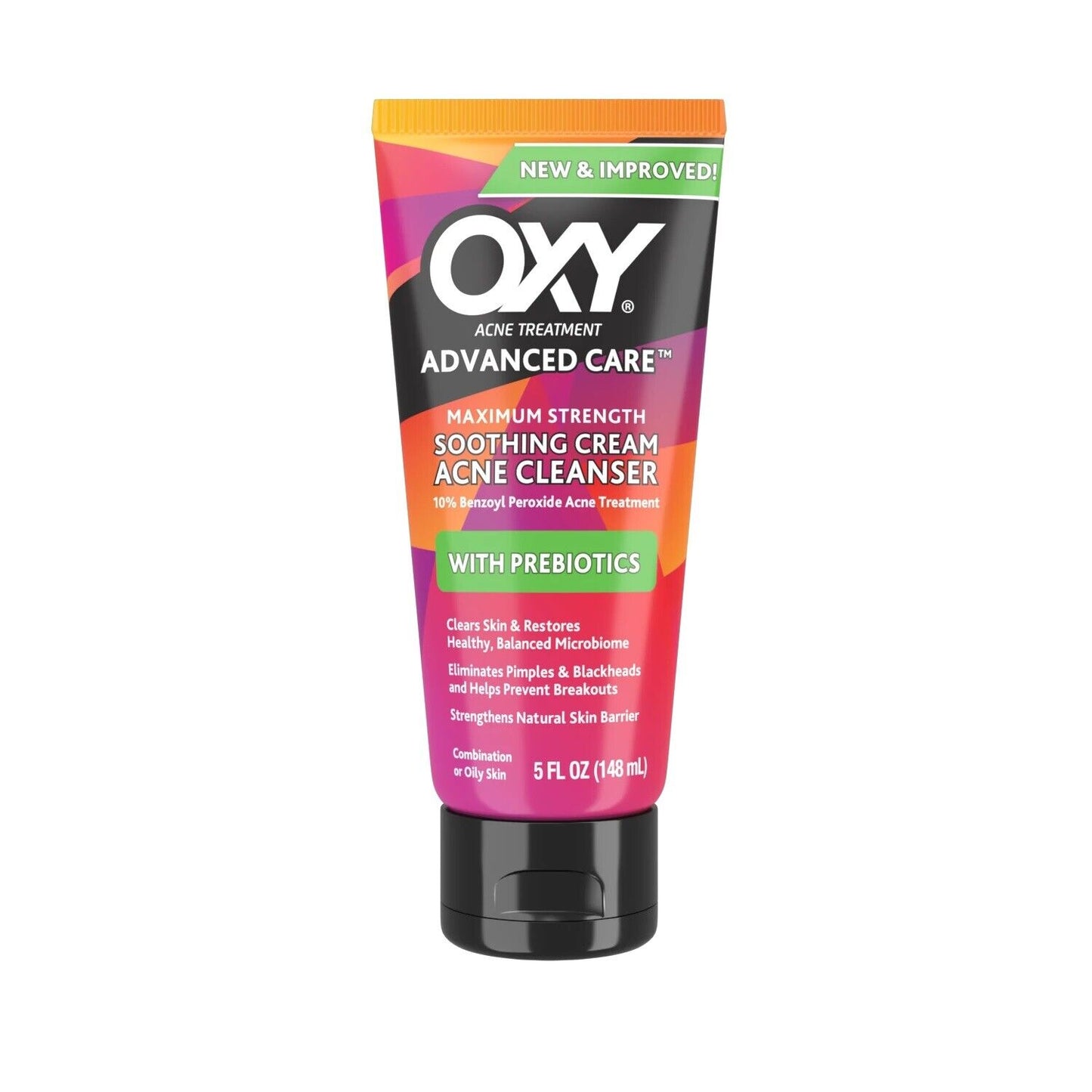 OXY MAXIMUM STRENGTH Acne Cleanser 10% Benzoyl Peroxide with Prebiotics 148mL