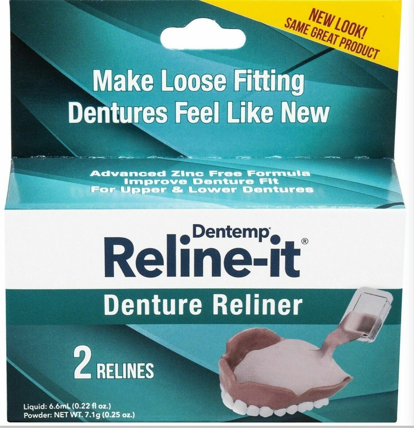 DENTEMP D.O.C. RELINE-IT DENTURE RELINER *FREE EXPRESS POST* MELBOURNE STOCK NEW