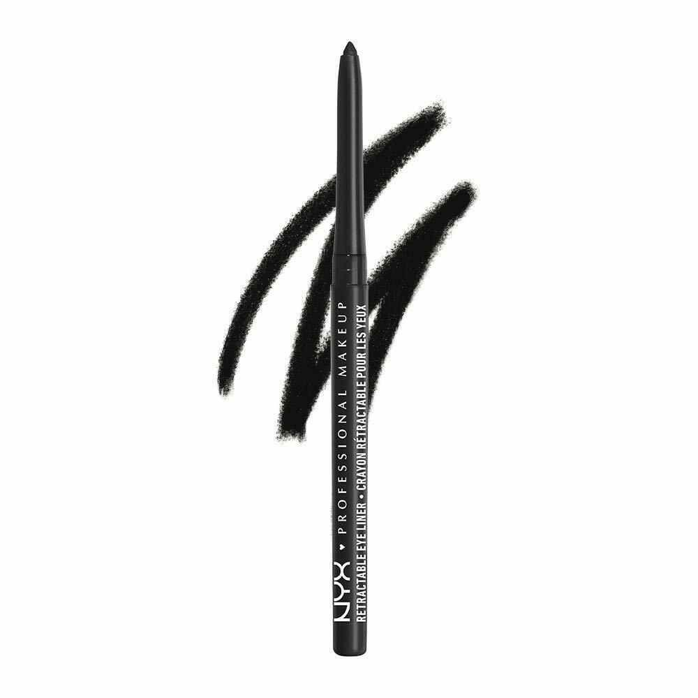 NYX Professional Makeup Retractable Mechanical Eyeliner Pencil BLACK MPE02 NEW