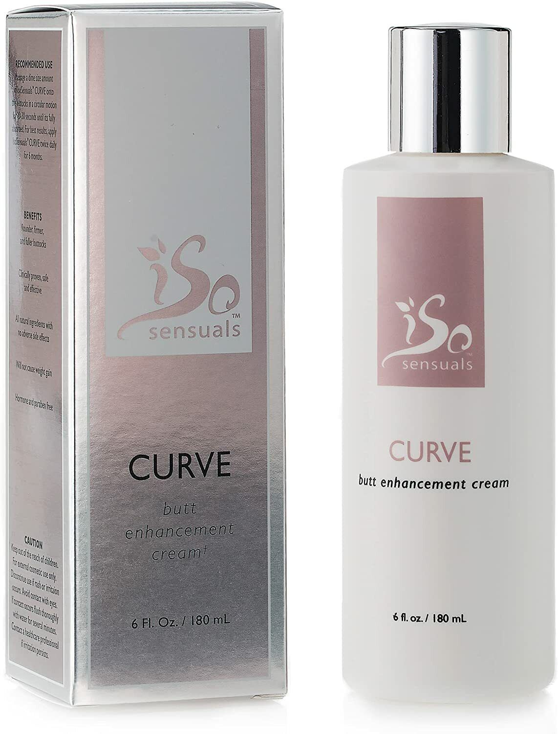 IsoSensuals CURVE Butt Enhancement Cream 180mL Firmer Booty FREE EXPRESS POST