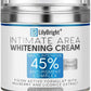 LilyBright Intimate Area Skin Whitening Cream Intensive 45% Treatment 50ml NEW