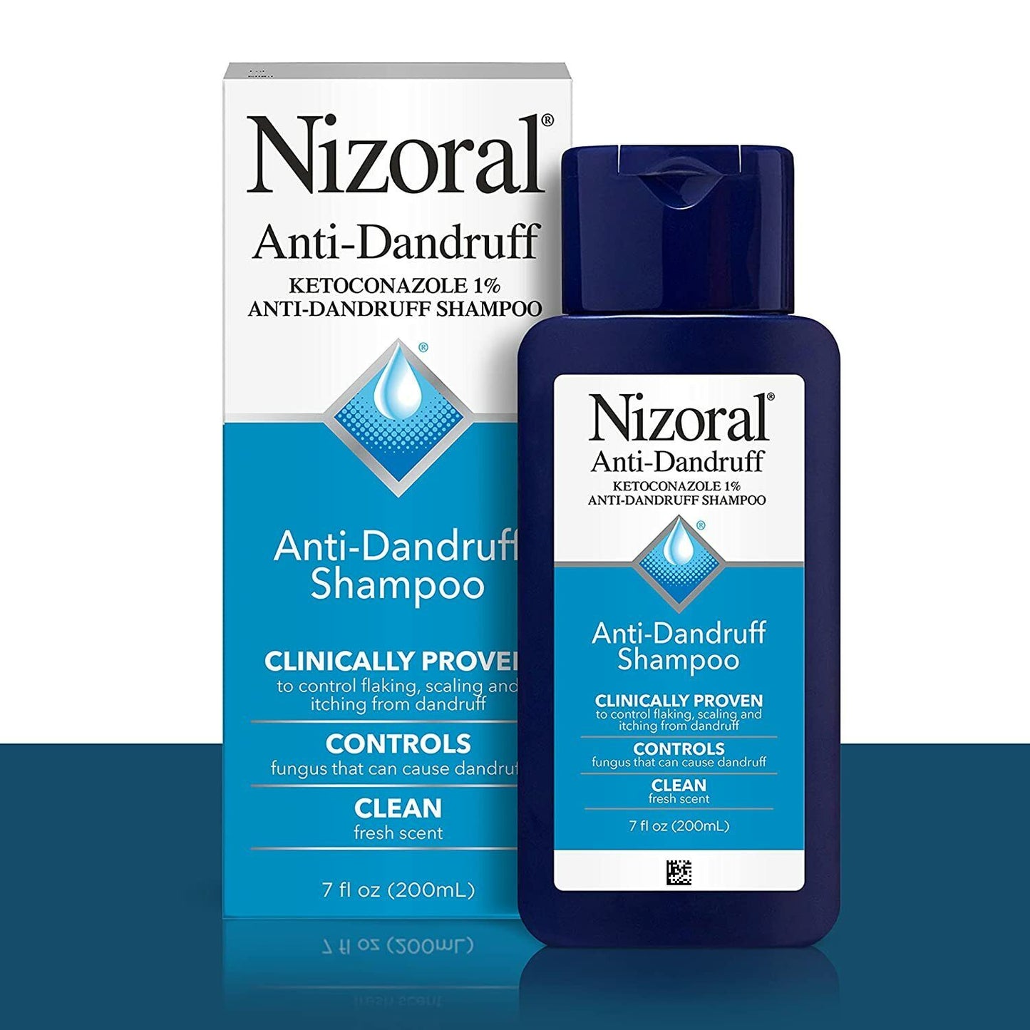 Nizoral A-D Anti-Dandruff Shampoo 1% - Seborrheic Dermatitis Treatment 200mL NEW