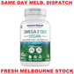 OCEANBLUE VEGAN Plant Based Omega-3 1300 mg ALGAE DHA/EPA - 60 Soft Gels Orange