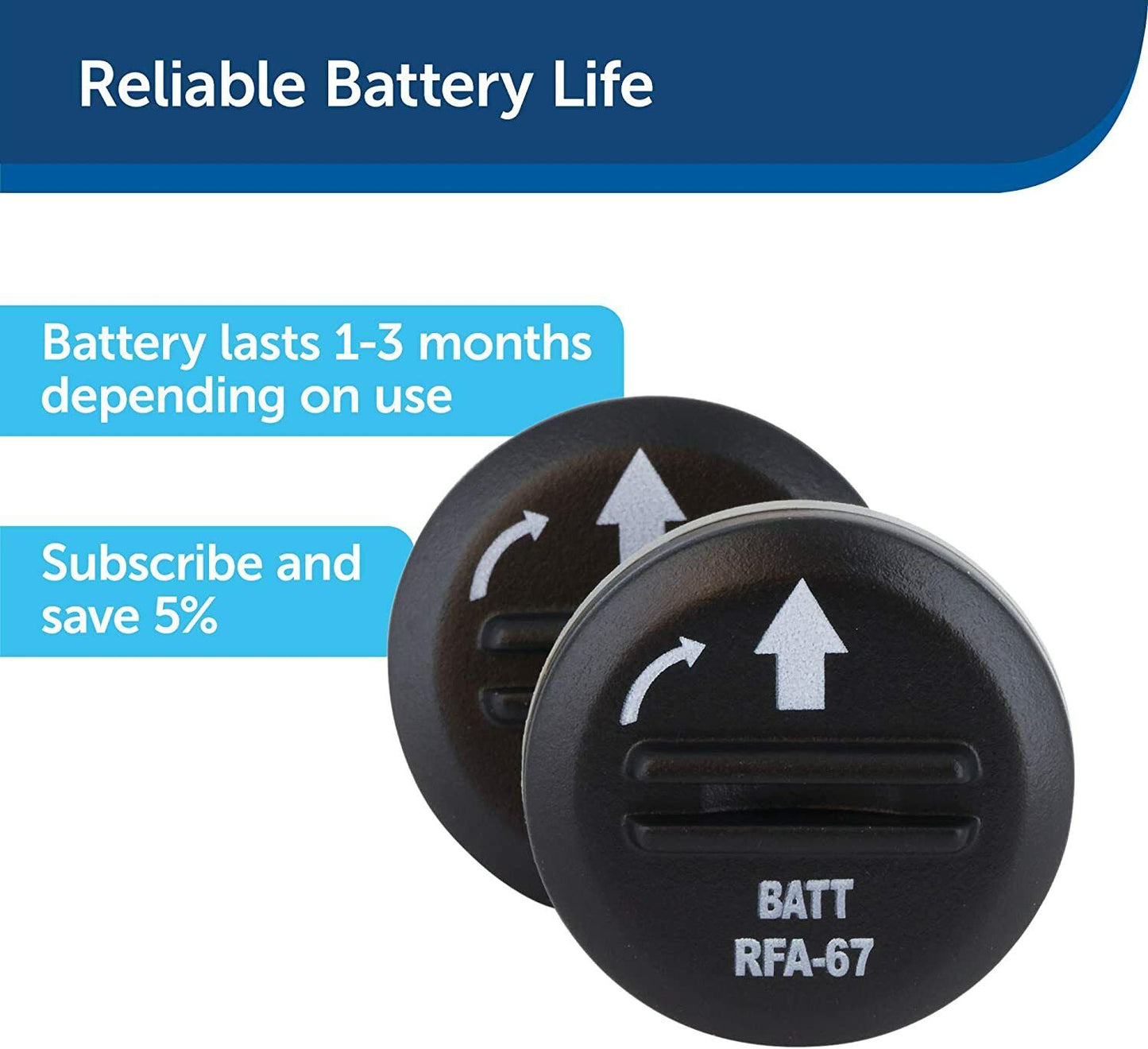 Petsafe 6volt Lithium Battery for Smart Door, Bark Collar etc. - RFA-67 2 PACK