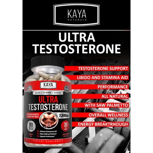 ULTRA TESTOSTERONE BOOSTER MALE SEXUAL ENHANCEMENT LIBIDO 90 Caps - FREE EXPRESS