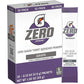 Gatorade Zero Sports Drink Powder-Sugar Free-Fruit Punch, Grape, Lemon Lime-30pk