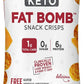 SlimFast Keto Fat Bomb Snack Crisps Chips - 6 Packs x 14g Real Cheddar Cheese