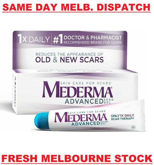 MEDERMA Advanced Scar Gel Cream Treatment 20g Skin Care Old & New Scars SEALED