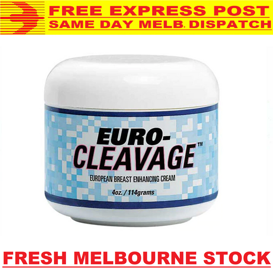 EURO CLEAVAGE Breast Butt Enlargement Enhancement Cream 114g - FREE EXPRESS POST