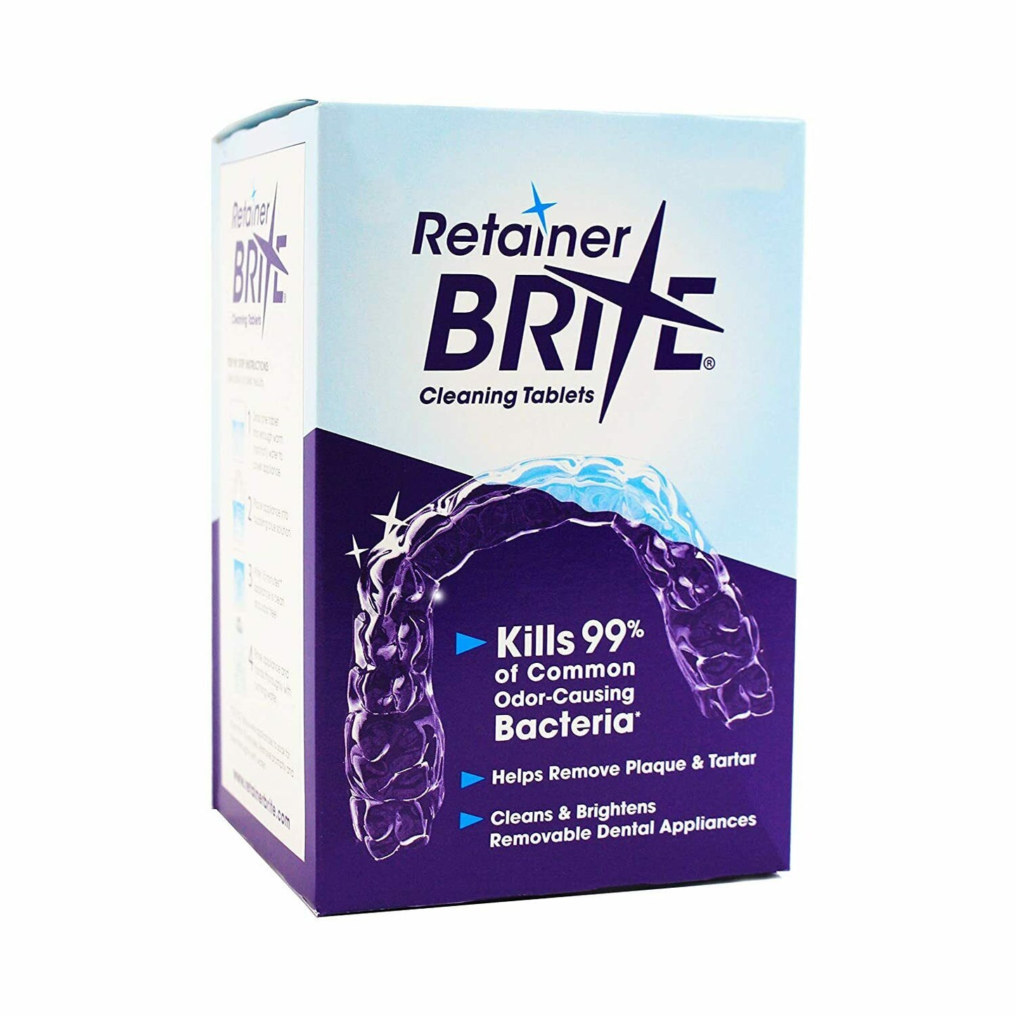 RETAINER BRITE CLEANING 96 TABLETS - 3 Month Supply Dental Oral Care MELB STOCK