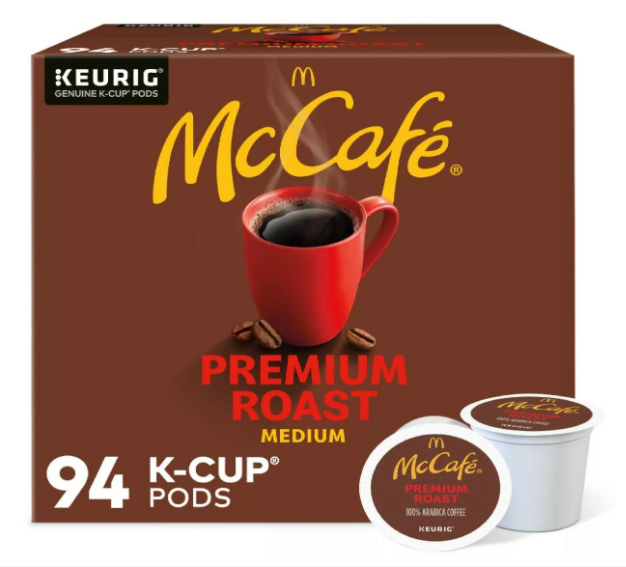 McCafe Premium Roast Medium 94 K-Cup Pods - Keurig Coffee Pods Capsules 921g NEW