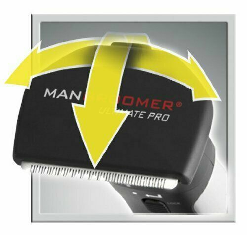 Mangroomer Ultimate Pro Back Shaver 2 Shock Absorber Flex Heads Power Hinge NEW