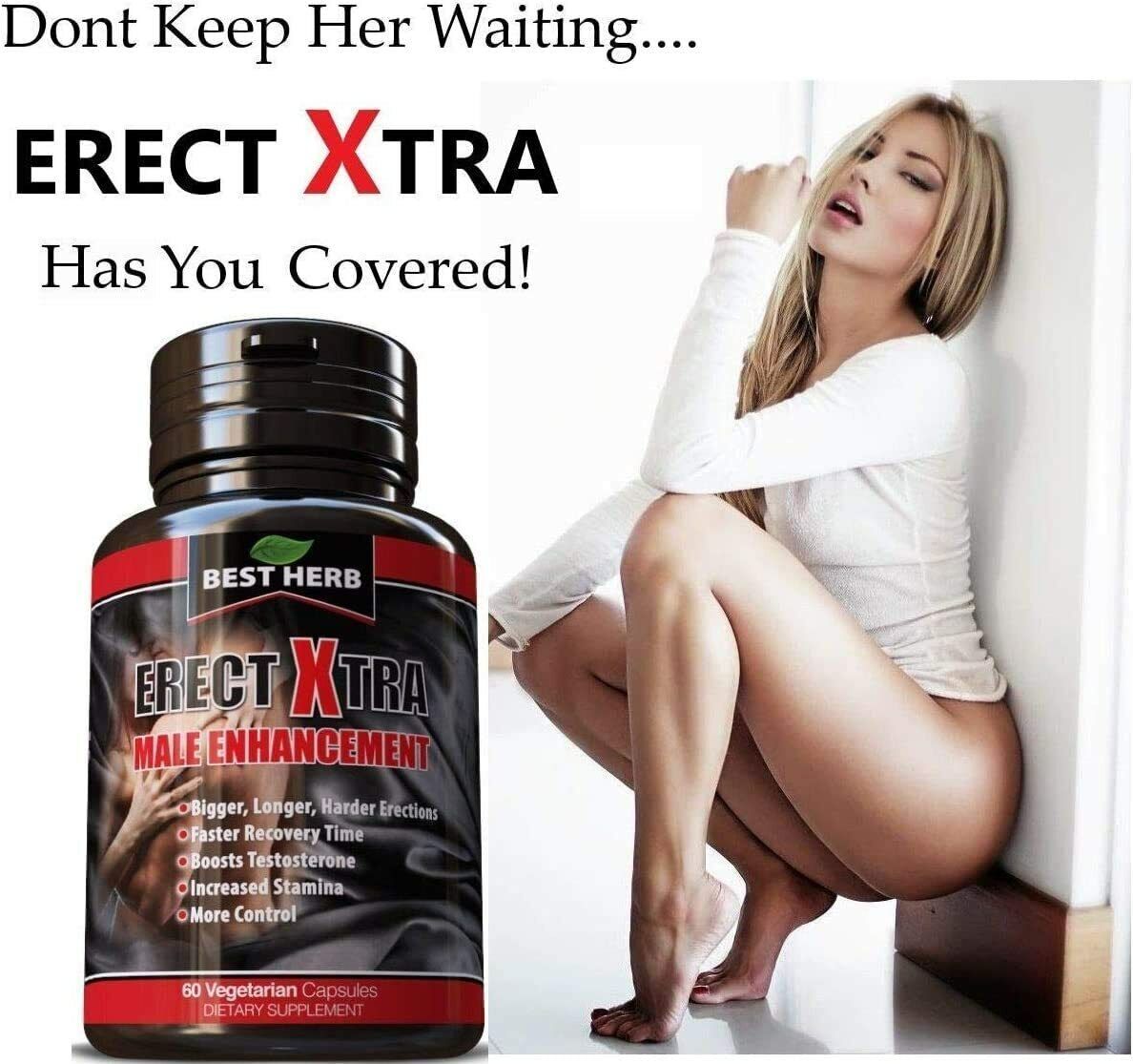 PENIS ENHANCEMENT PILLS - Naturally Increase Size Libido MAX STRENGTH 60 CAPS BH