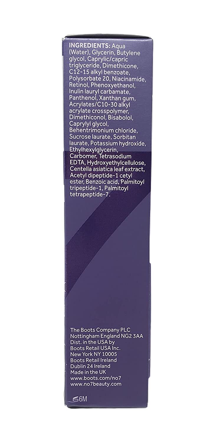 Boots No7 Laboratories PURE RETINOL 1% Night Concentrate Anti Aging 30mL - NEW