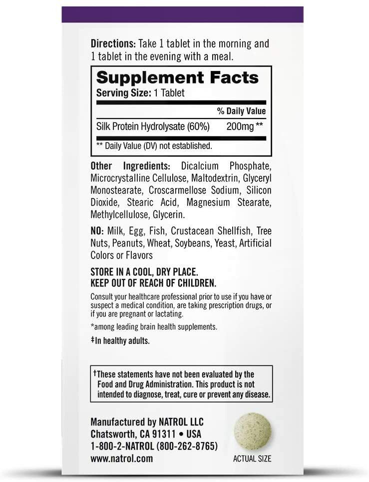 Natrol Cognium EXTRA STRENGTH Memory Cognitive Function 60 Tabs - FREE EXPRESS