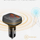 ANKER ROAV FM TRANSMITTER SMARTCHARGE BLUETOOTH CAR KIT F0 HANDS FREE R5113112