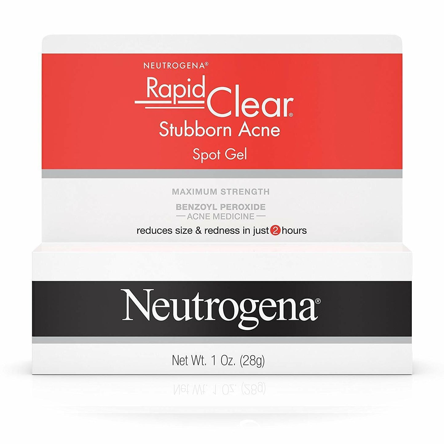 Neutrogena Rapid Clear Stubborn Acne Spot Gel Skin Care 10% Benzoyl Peroxide 28g