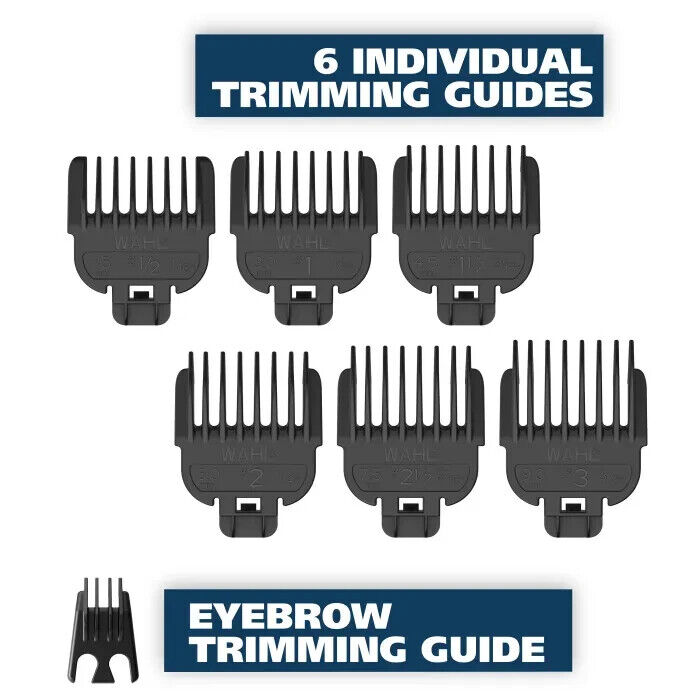 Wahl Clipper All-In-One Lithium Ion Men's Facial Hair Beard Trimmer #9888-600