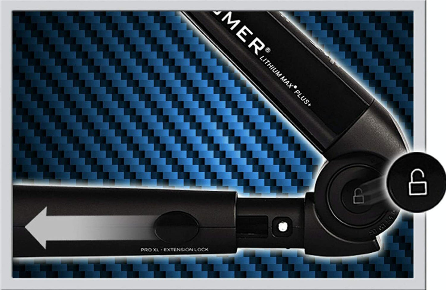 Mangroomer Lithium Max Plus+ WIDE HEAD Back Shaver - Shock Absorber Power Burst