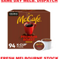McCafe Premium Roast Medium 94 K-Cup Pods - Keurig Coffee Pods Capsules 921g NEW