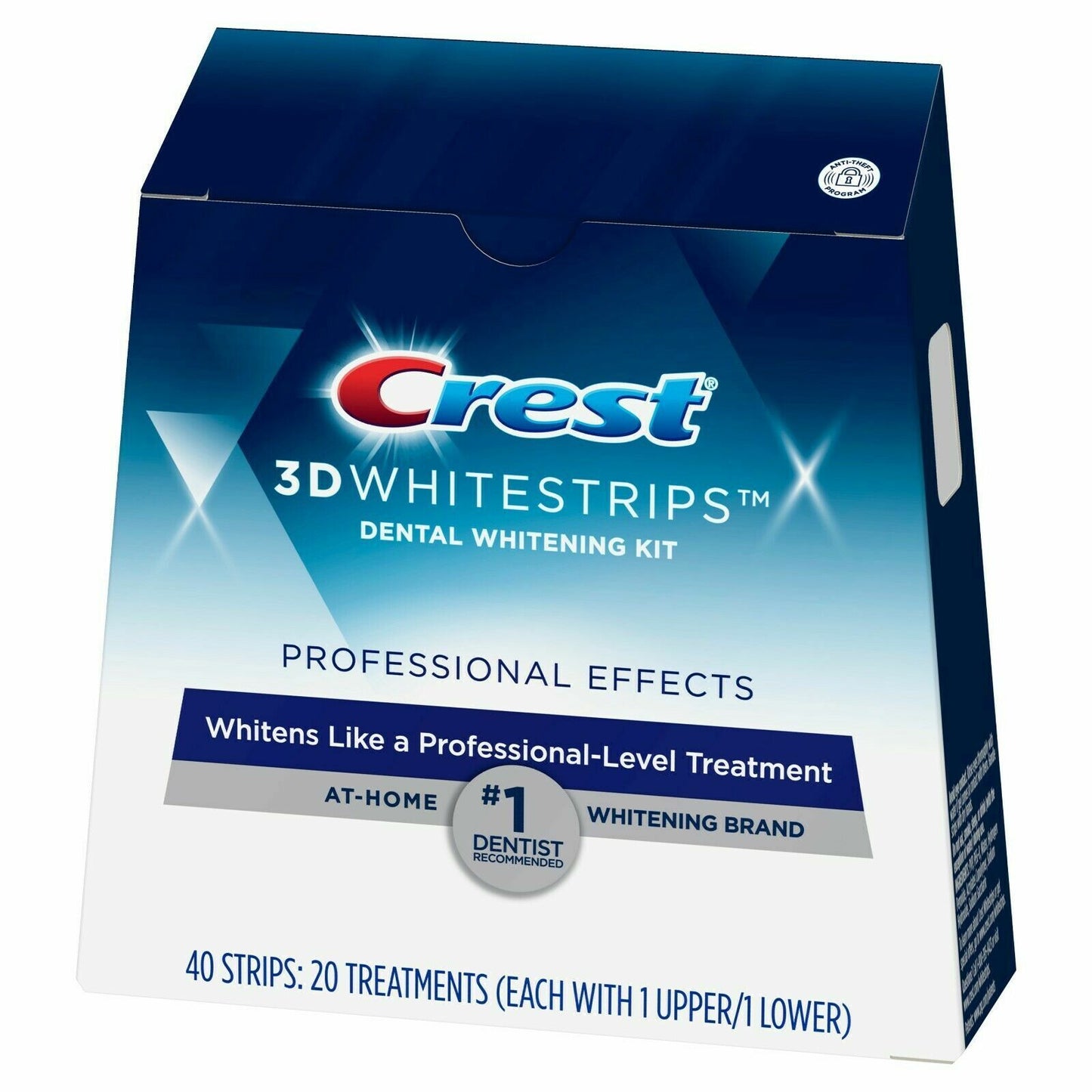 Crest 3D White 40 x Professional Flexfit Teeth Whitening Strip (20 Treatments)