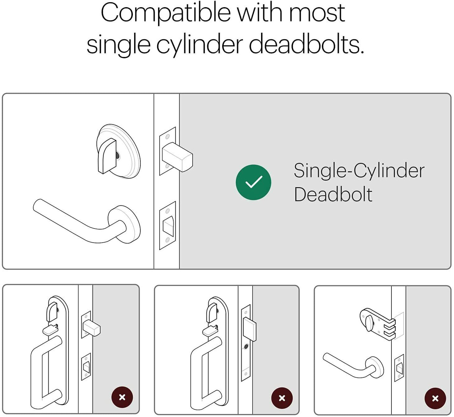 August Wi-Fi Smart Lock 4th Generation App Connect Keyless Door built-in WIFI