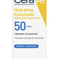 CeraVe Hydrating Mineral Face Sunscreen SPF50 Lightweight Lotion 75mL BRAND NEW