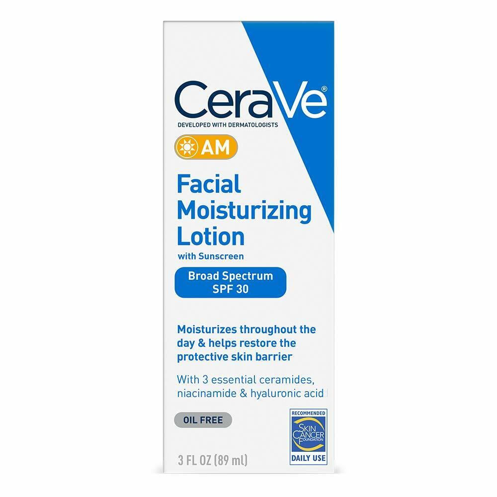CeraVe AM Facial Moisturizing Lotion SPF30 Sunscreen Dermatologist 89mL NEW