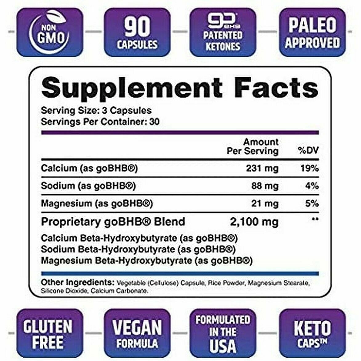 KETO BURN BHB Diet Pills 2100mg 90 Caps ADVANCED WEIGHT LOSS KETOGENIC FORMULA