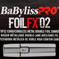 BabylissPRO FoilFX02 Metal Double Foil FX02 Hair Shaver Babyliss FXFS2 SILVER