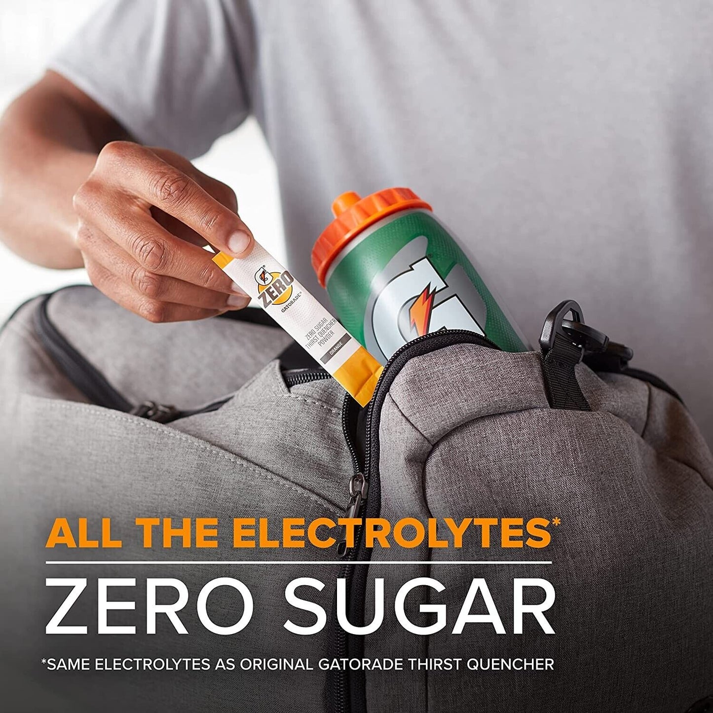 Gatorade Zero Sports Drink Powder- Sugar Free- Cherry,Glacier Freeze,Orange-30pk