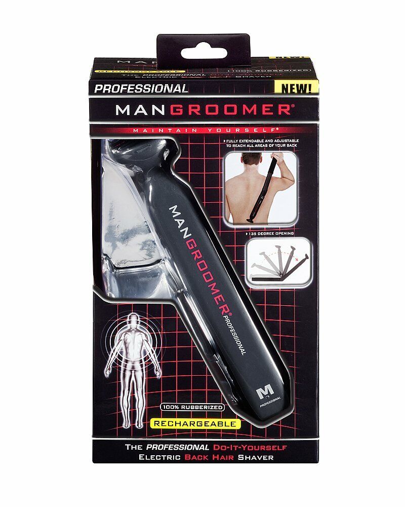 Mangroomer Professional Do-it-Yourself Electric Groom Back Hair Shaver BRAND NEW