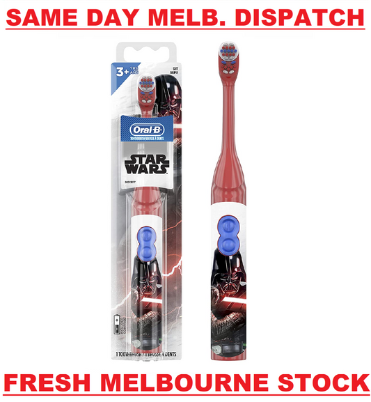 Oral-B Kids - Battery Power Toothbrush - Soft 3+ Years - Star Wars Darth Vader