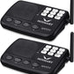 Hosmart Wireless Intercom System 1/2 Mile Long Range 7Channel Security 2 Station