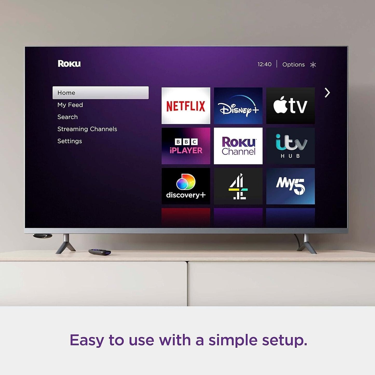 Roku Express 4K | HD | HDR Streaming for Netflix Plex Amazon Prime Video Disney+